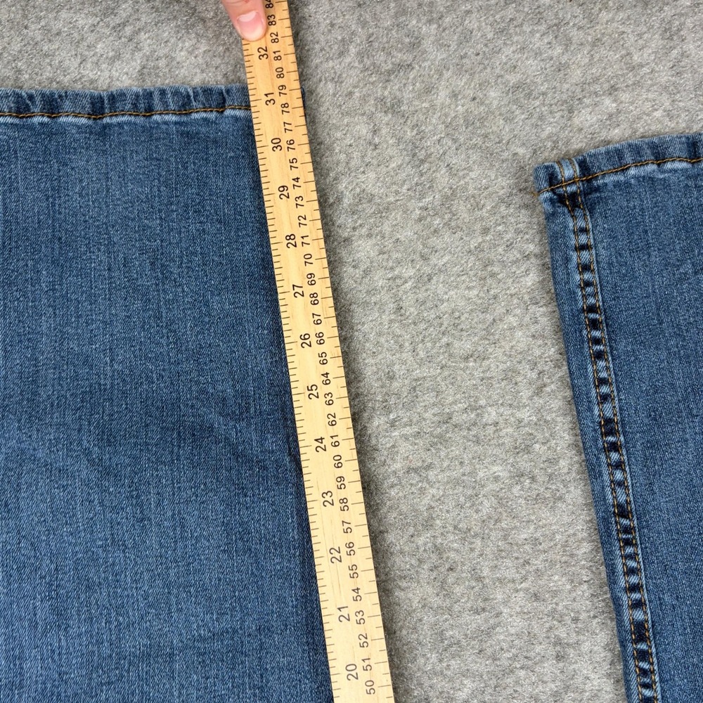 Levis 559 Jeans Mens 34x32 Blue Denim Classic Casual Straight Leg Dark Wash - Picture 13 of 15